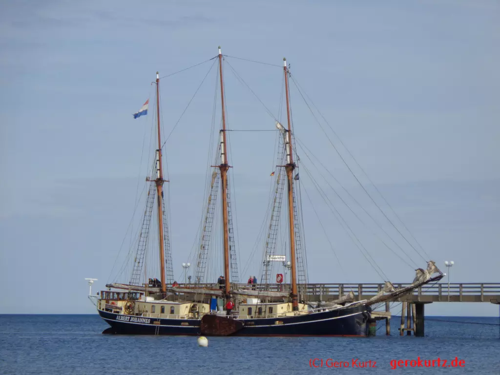Reisebericht Ostseebad Wustrow - großes Segelschiff