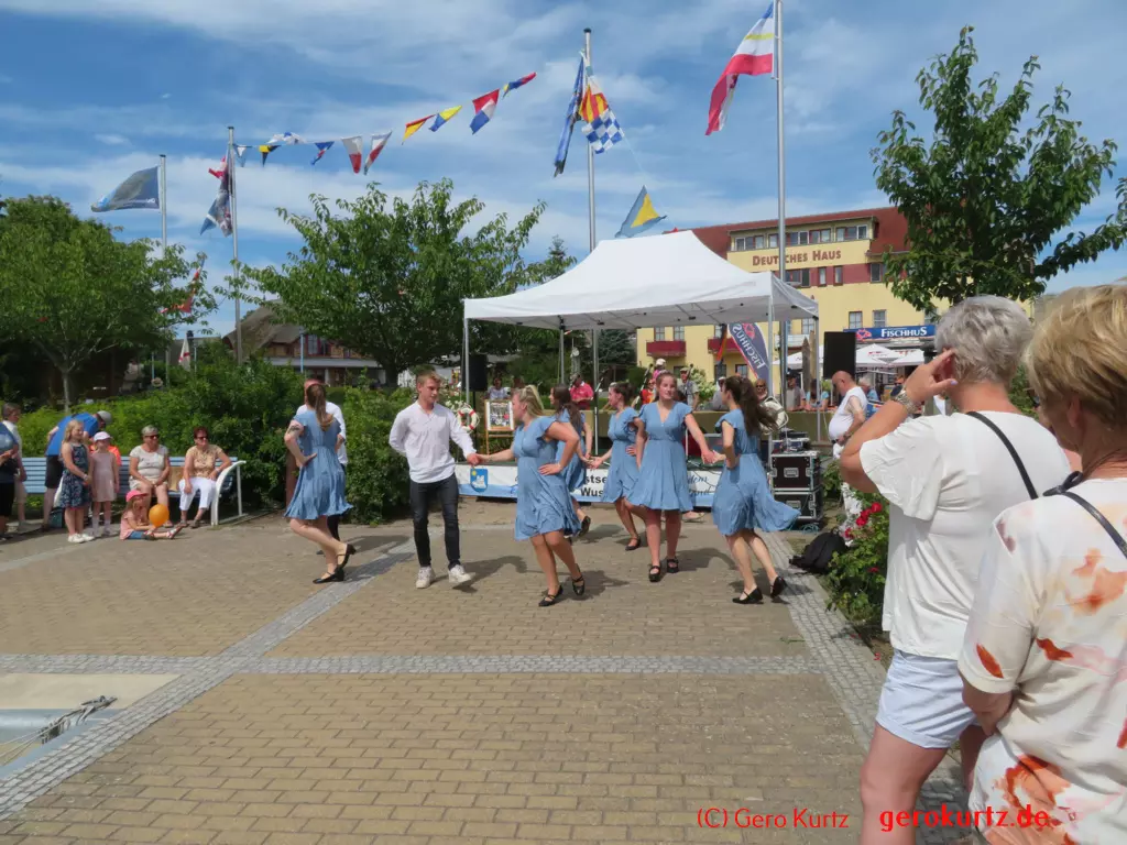 Reisebericht Ostseebad Wustrow - Tanzveranstaltung am Bodden